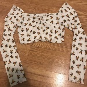 American Eagle cropped long sleeve